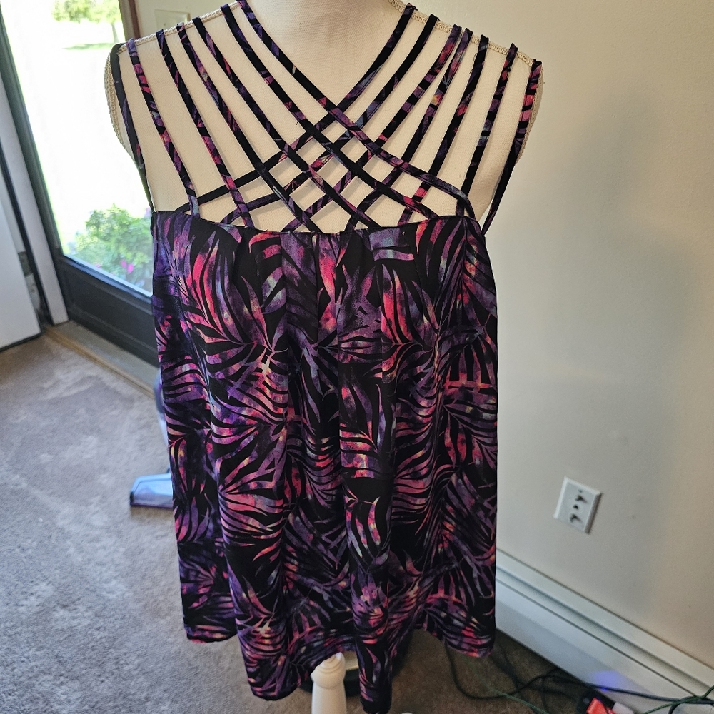 Torrid NWOT Strappy Blouse